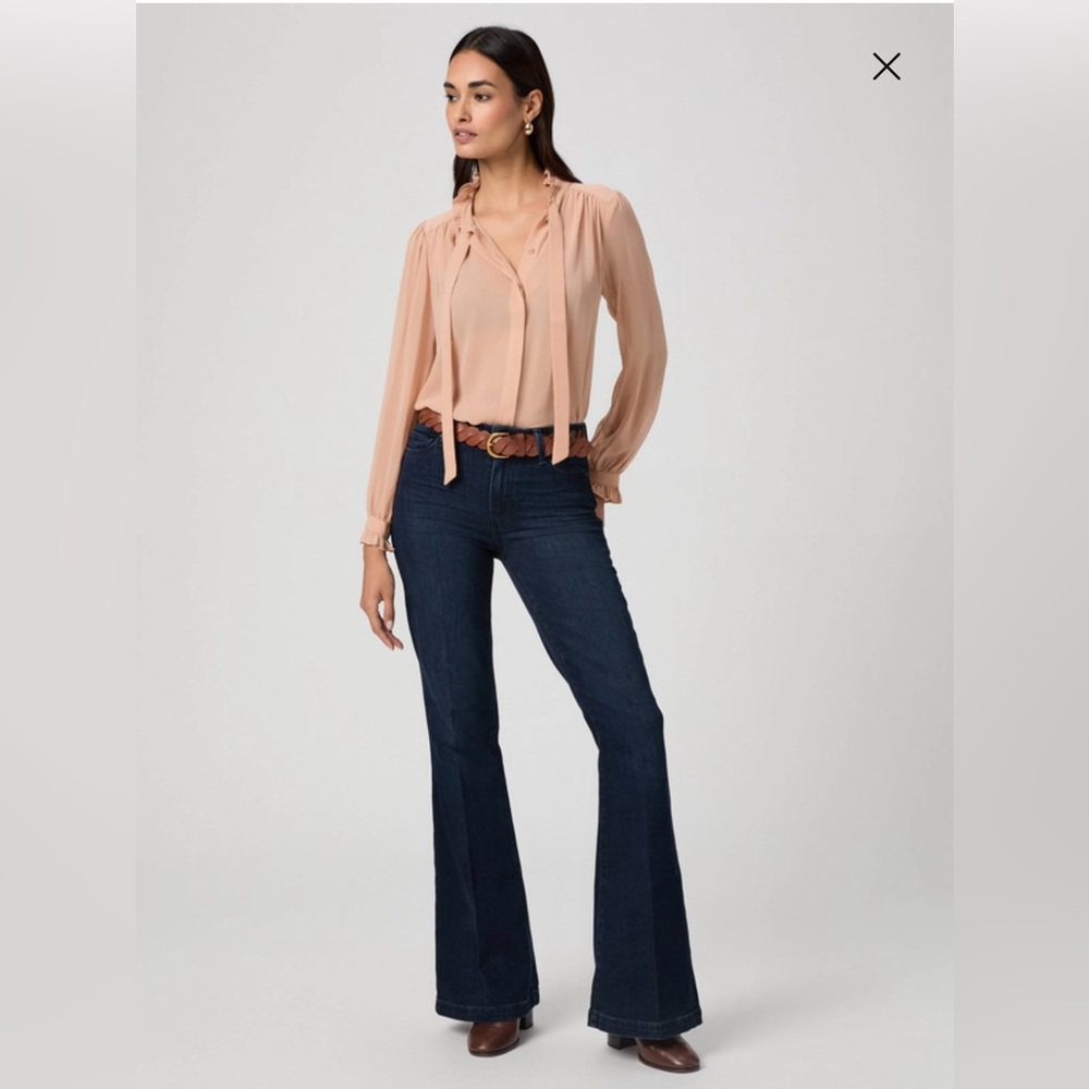 PAIGE Genevieve Flare Jean in Bespoke
